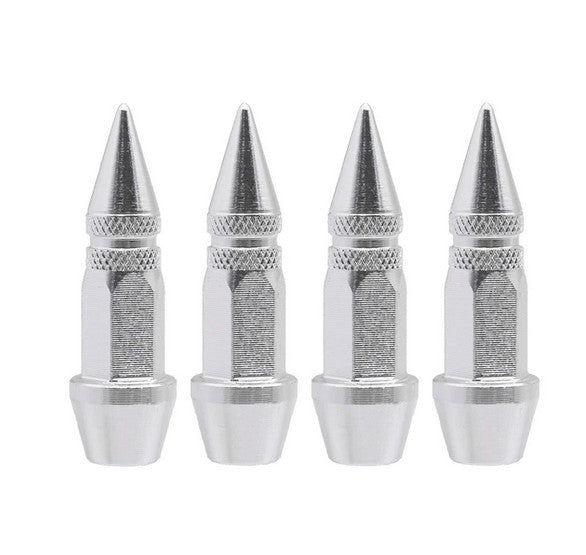 4-piece car tire valve cover rod air dust cover dustproof red rocket for Hyundai