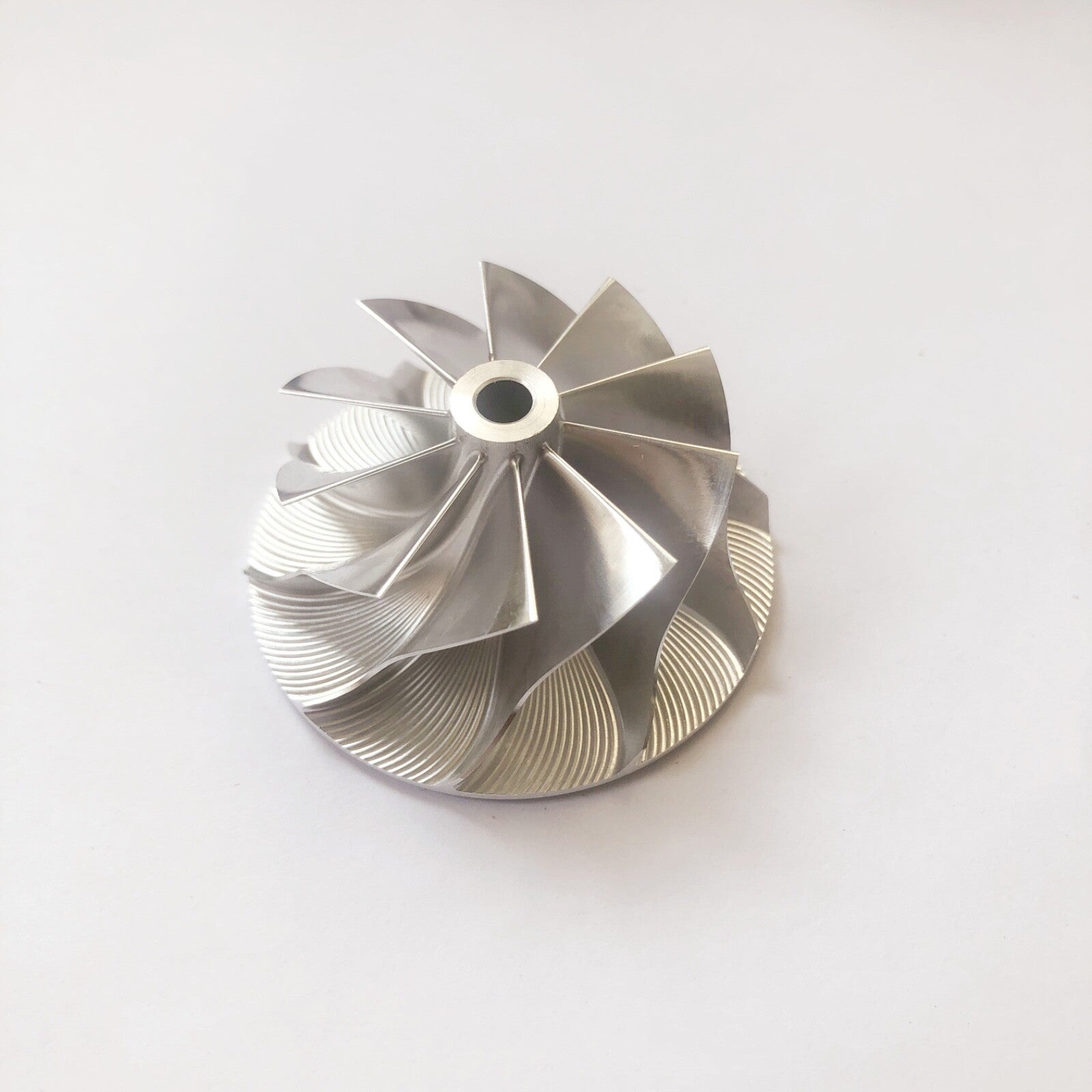 RHF3 Reverse 37.50/48.00 mm 10+0 Blade High-blade Turbine Blank Compressor Wheel