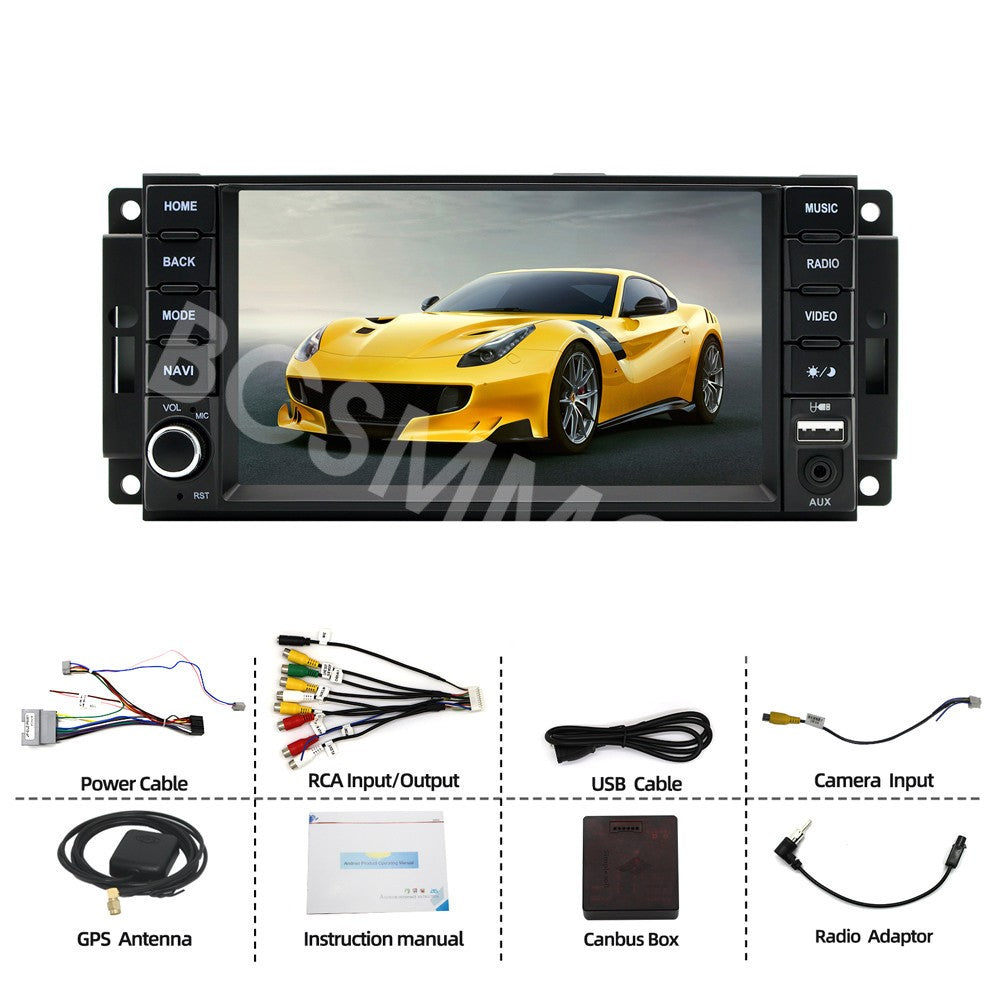 Car Stereo Radio Player GPS Navi Bluetooth USB Fit for Dodge for Charger 2008-2010