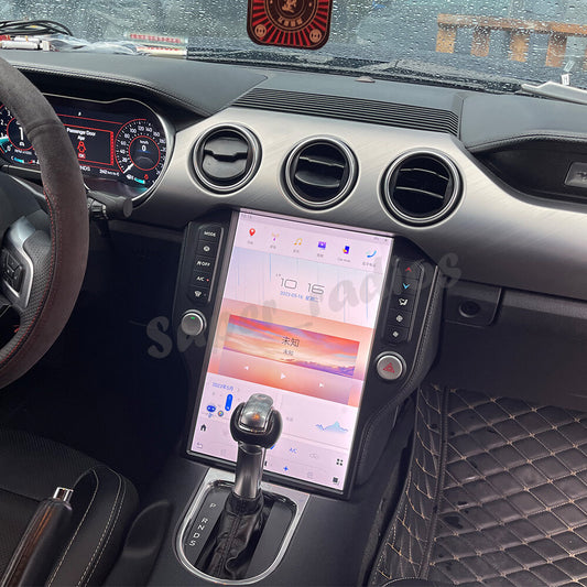 Android11 for Tesla Style for Smart Radio GPS Vertical Screen for Ford for Mustang 2015-2022