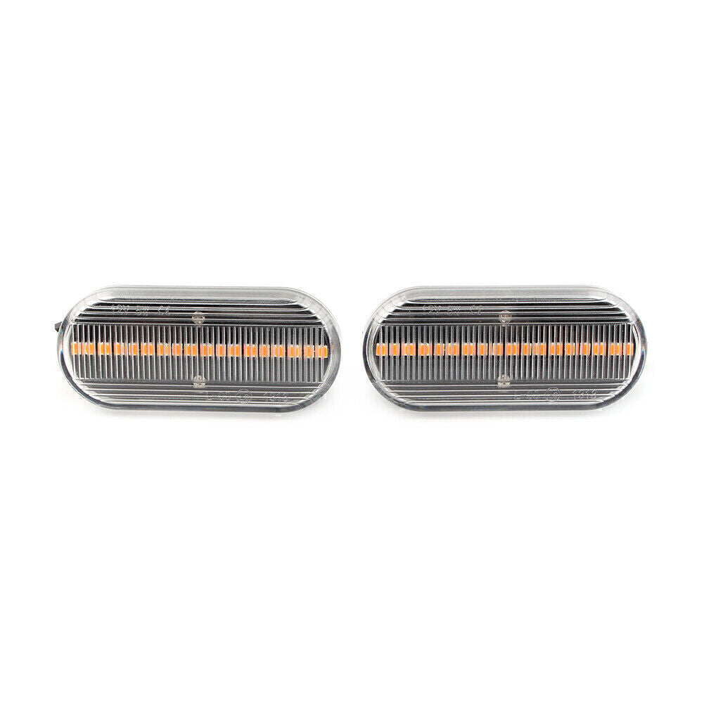 2X Side LED Marker Amber Turn Signal Light Fit for Volkswagen for VW for Bora for Golf 3 4