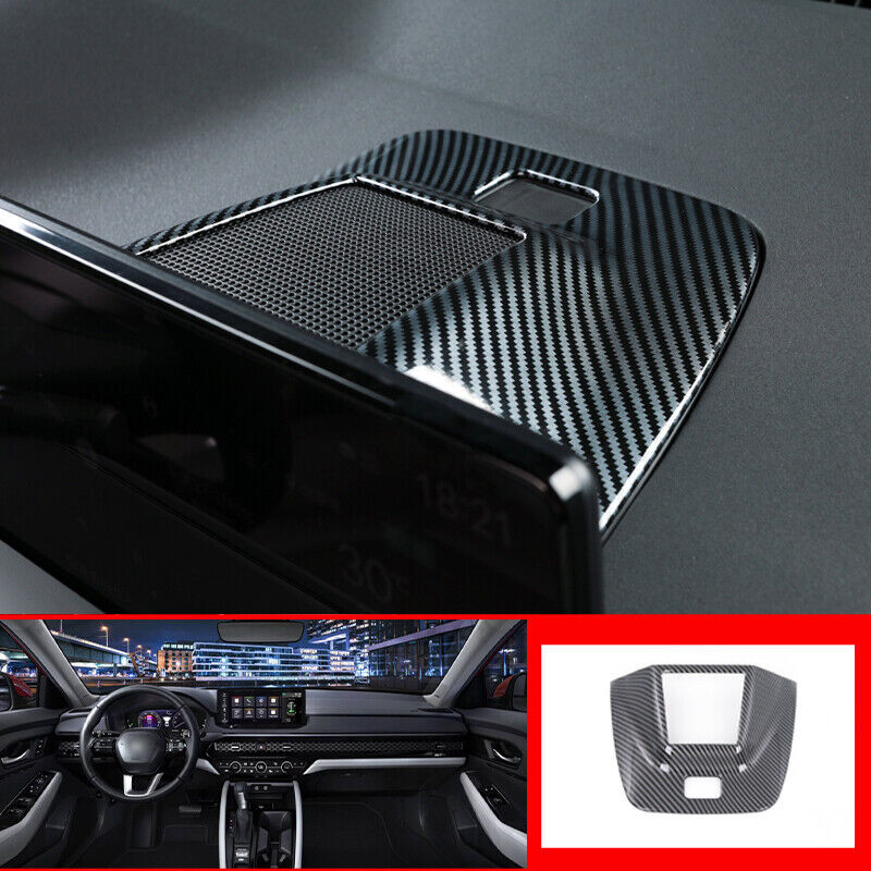 Carbon Fiber Central Console Navigation Frame Trim for Honda Accord 11th 2023+