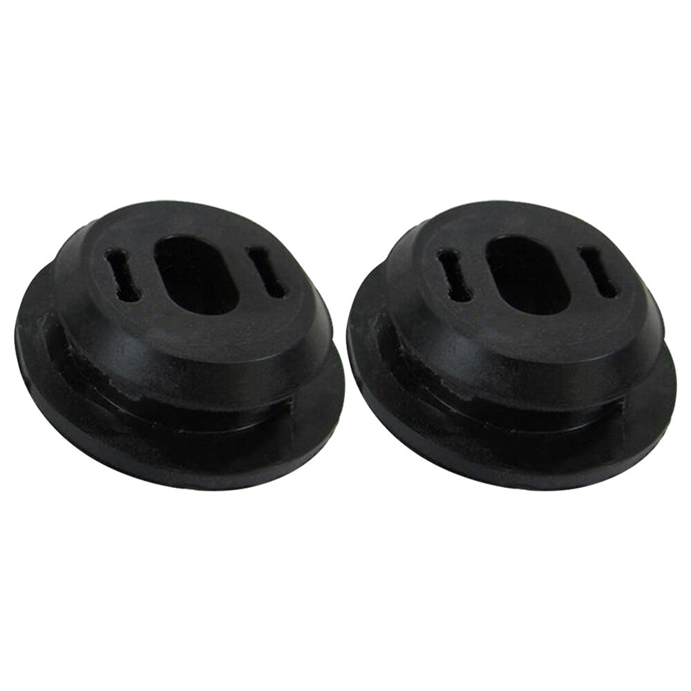 New 2PCS Radiator Insulators Rubber for Dodge Dart for Jeep Cherokee 2014-19 Black