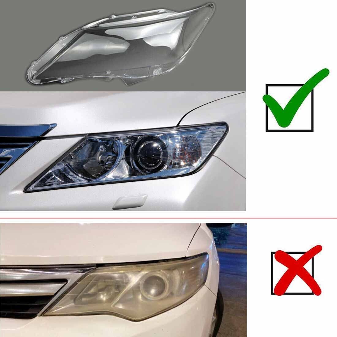 for Toyota for Camry 12-14 Headlight Lens Cover Transparent Accessories Replacement
