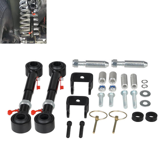 Quick Disconnect Sway Bar Links For 1998-06 TJ Cherokee 84-01 XJ w/2.5-6 Lifts