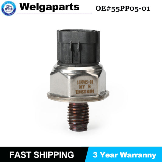 1PC for Mitsubishi Montero Triton L200 55PP05-01 Fuel Rail Pressure Sensor New