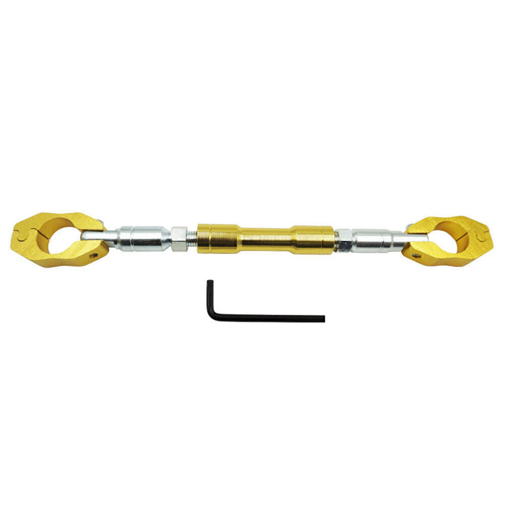 Universal Motorcycle Balance Bar 7/8 22mm Cross Bar Handlebar Crossbar Gold