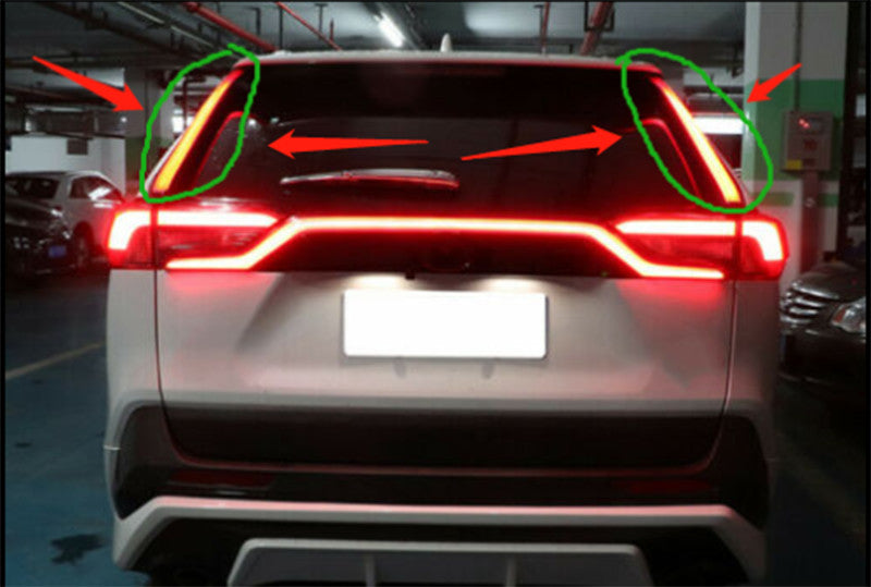 LED Reflector Rear Trunk Pillar Light for Toyota RAV4 2019-2024 Brake Tail Lamp