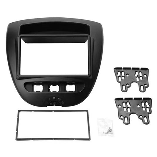 7inin Car Radio Navigation Panel Stereo Cover Frame for 2005-2014 for Toyota Aygo
