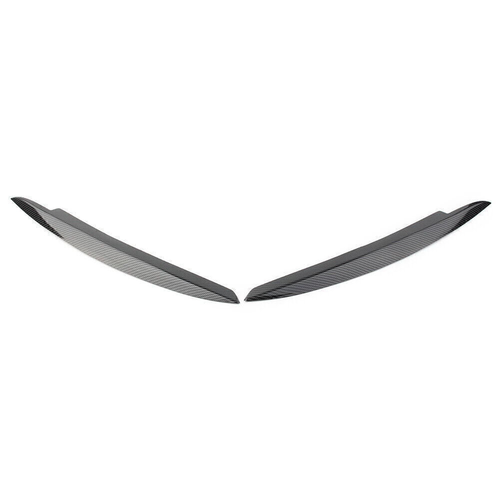 Carbon Fiber Headlight Cover Eyelid Eyebrow Lid Brow for VW for Golf VI MK6 2008-13