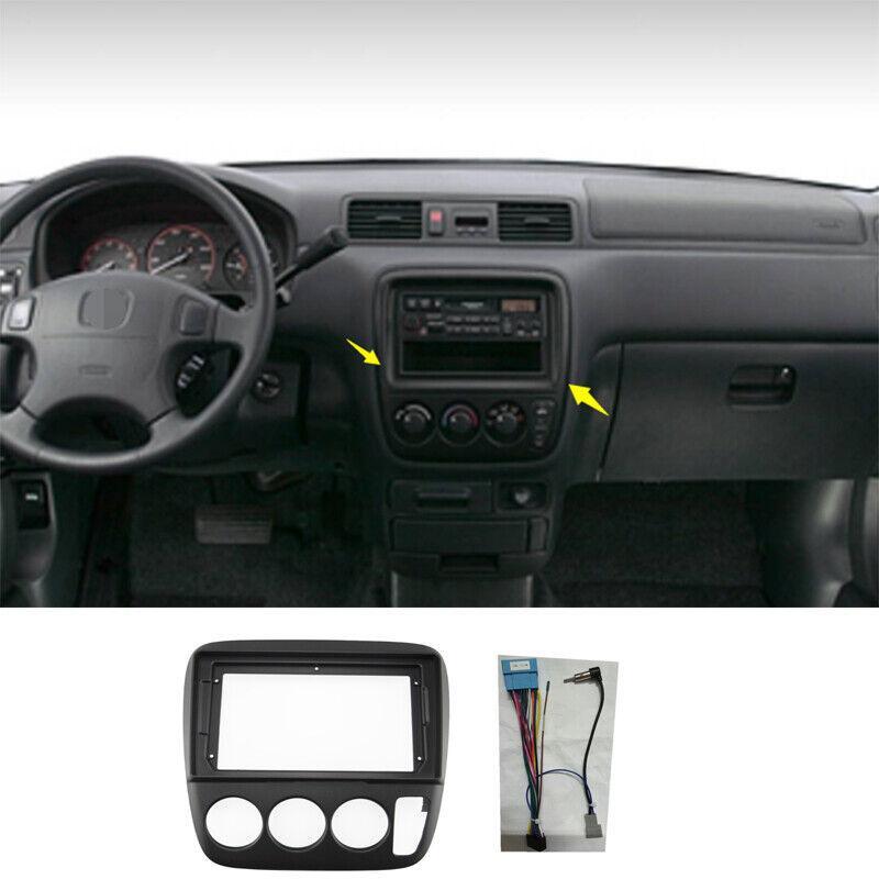 Inner Console Car Stereo Radio Panel Frame 2PCS Fit for Honda Car CRV 1995-2001