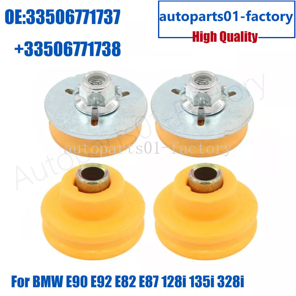 4PCS Rear Upper Lower Shock Mount Suspension Strut BearingForBMW E90 E92 E82 E87