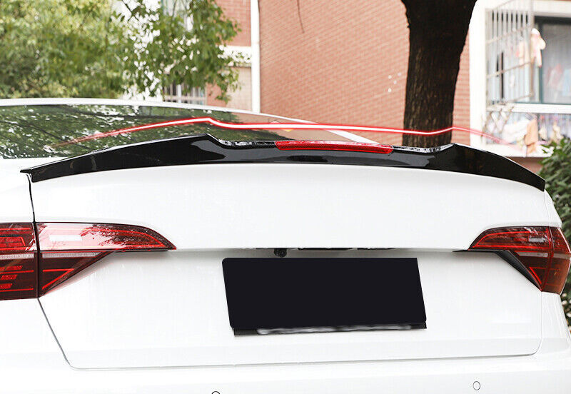 1PCS 19-20 23 Rear Boot Spoiler Wing Flap ABS Black for Volkswagen for Jetta