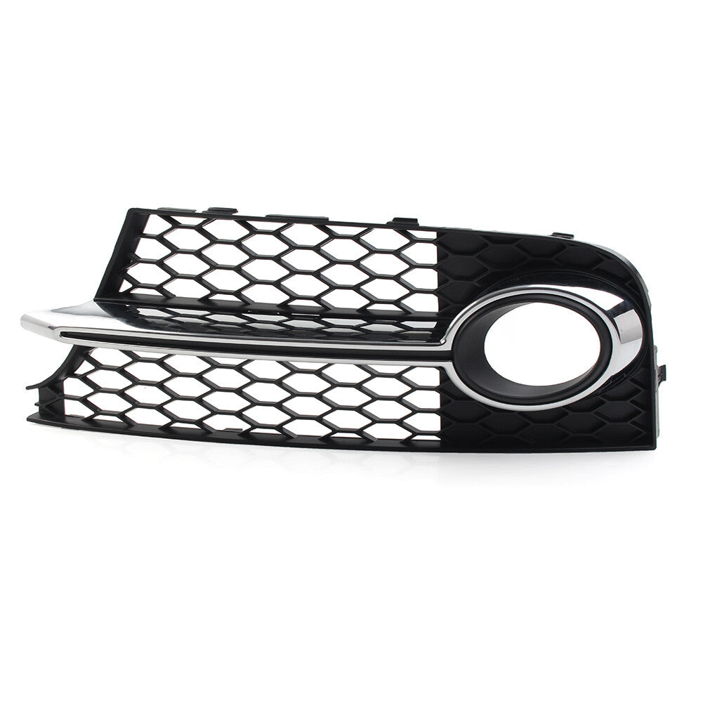 Left Bumper Honeycomb Fog Light Grille Cover for Audi TT MK2 TTS 2011-14