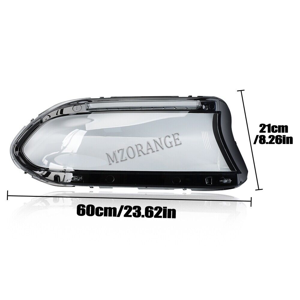 F¨¹r for Dodge Charger 15-22 Scheinwerferglas Linse Scheinwerfer Abdeckung Rechts