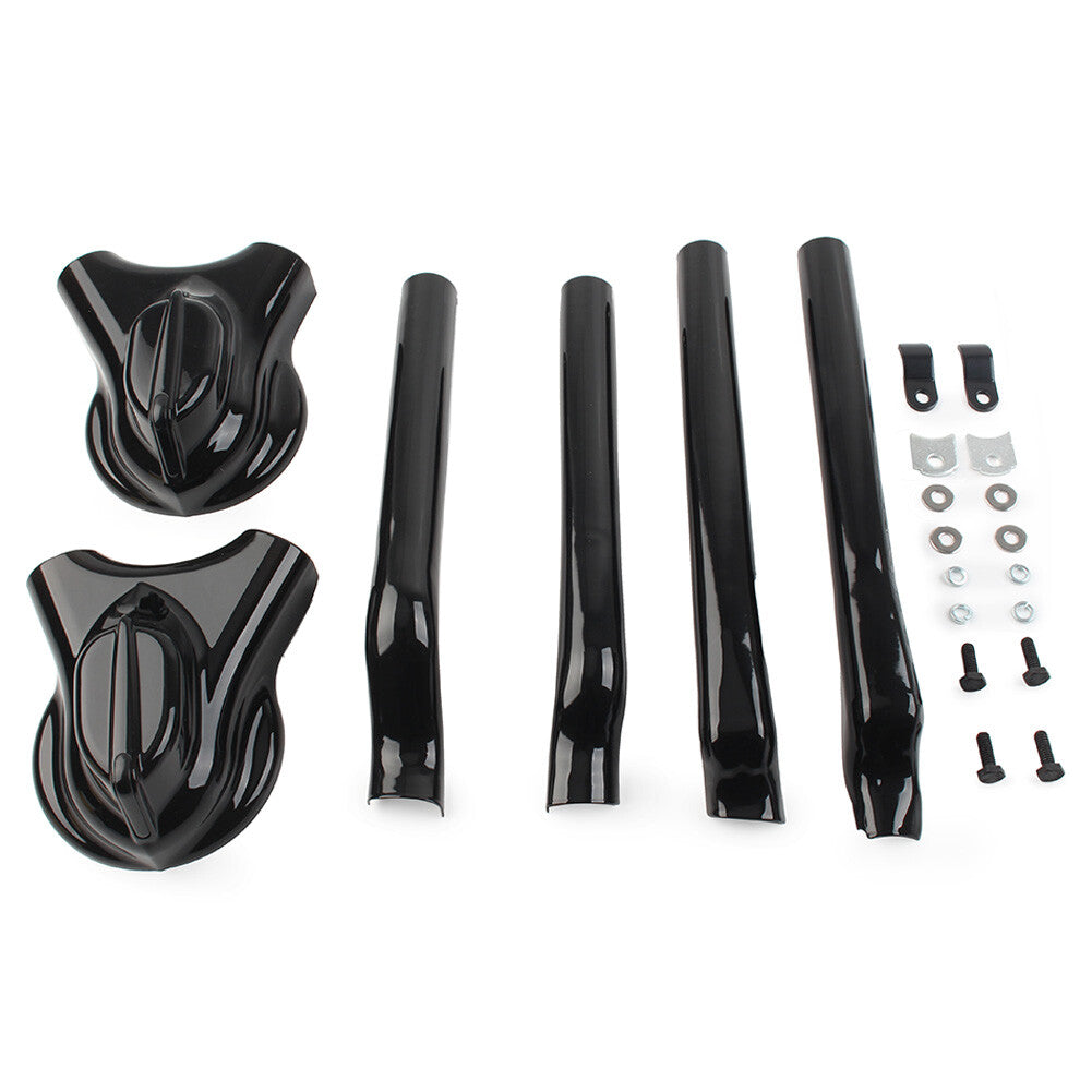 for Harley Softail FXST FXSTC FLSTC Rear for Phantom Swingarm Axle Cover Kit Black
