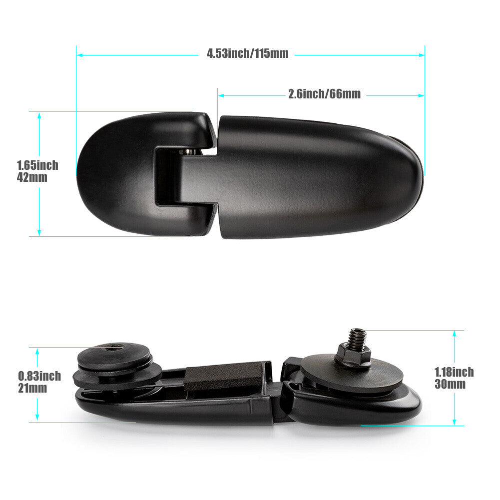 Pair Rear Back Door Tail Gate Glass Window Hatch Hinge for Ford Explorer Sport