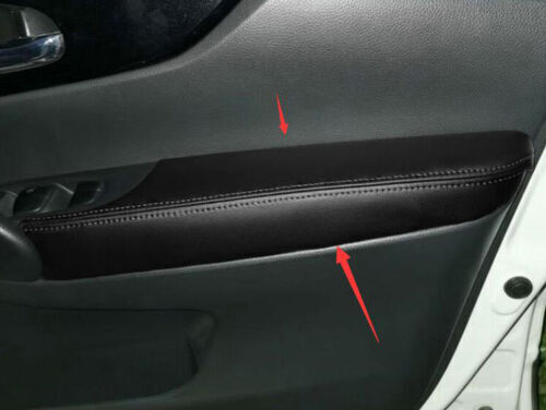 Fit for Nissan Rogue 2014-2020 Black Interior Door Panels Armrest Leather 1pcs