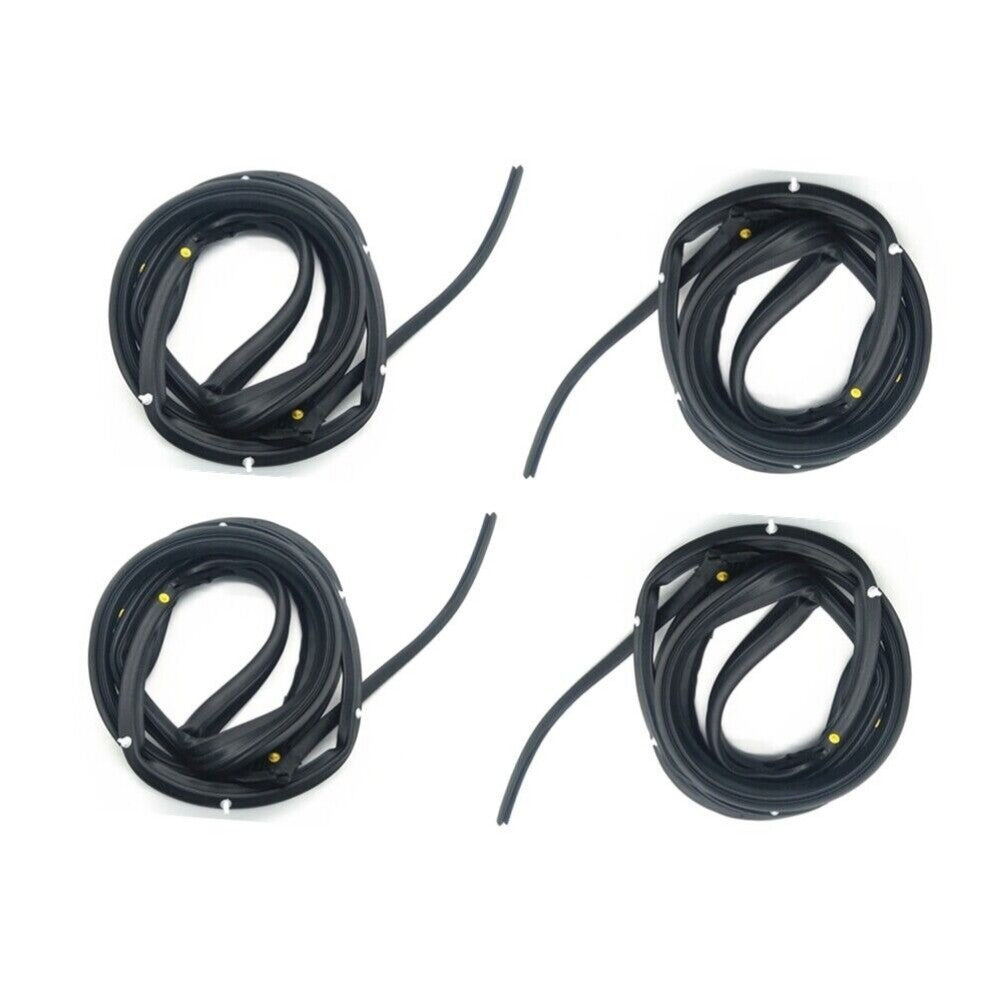 for Civic 2006-2011 Door Weatherstrip 4PC Sllence Opening Gasket On Door