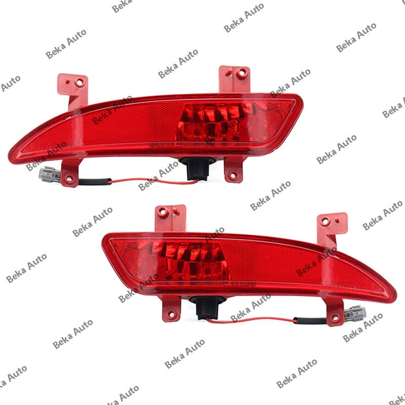 A pair of rear bumper brake stop warning lights suitable for Geely Emgrand EC718 EC715 2009-2013 models.