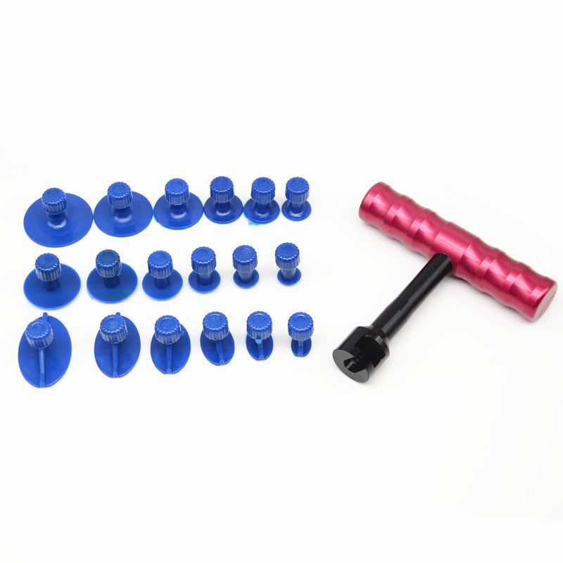 Car Body Hammer Paintless Dent Pit Repair Removal Tools With 18pcs Puller Tabs
