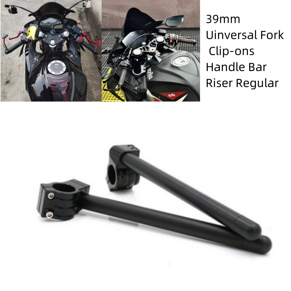 Black 39mm 7/8¡± Fork Clip-ons Handle Bar Riser Regular Uinversal for Harley for Honda
