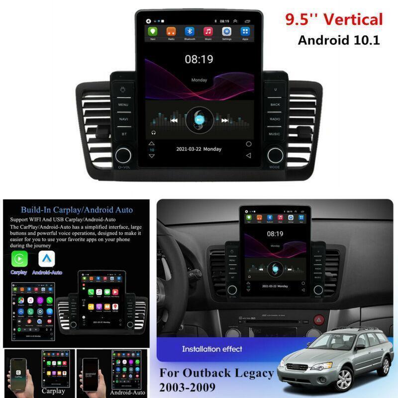 for Subaru Legacy Outback 03-09 Car Stereo Radio GPS WIFI RDS 9.5 Android 10.1