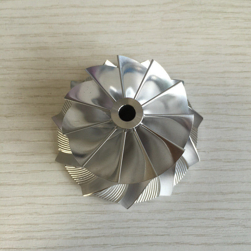TD05H 20G reverse 52.56/68.01mm 11+0 blades performance Billet compressor wheel