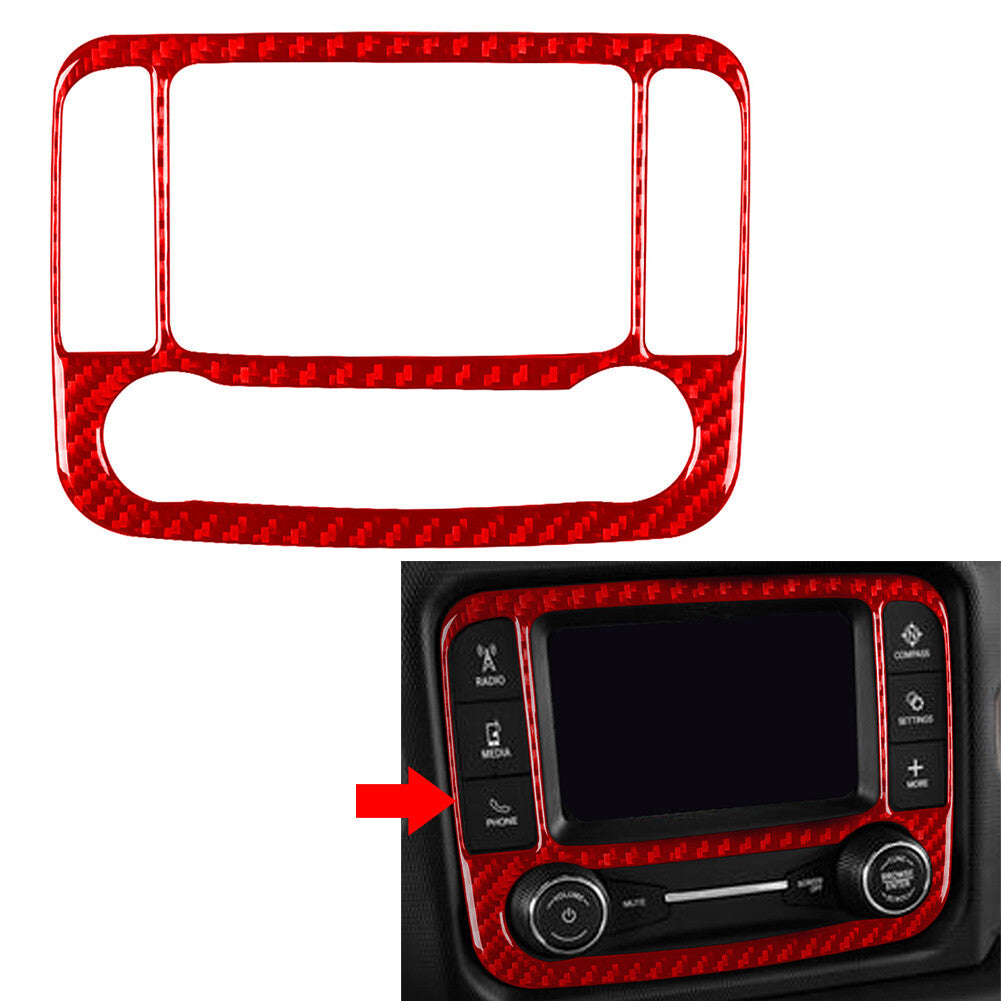 Navigation Panel Cover Trim GPS for Jeep for Wrangler JL Gladiator JT