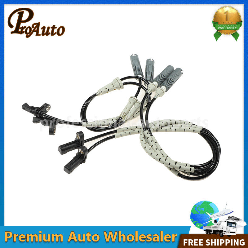 4PCS ABS Wheel Speed Sensor Front Rear Left Right for BMW E82 328i 128i