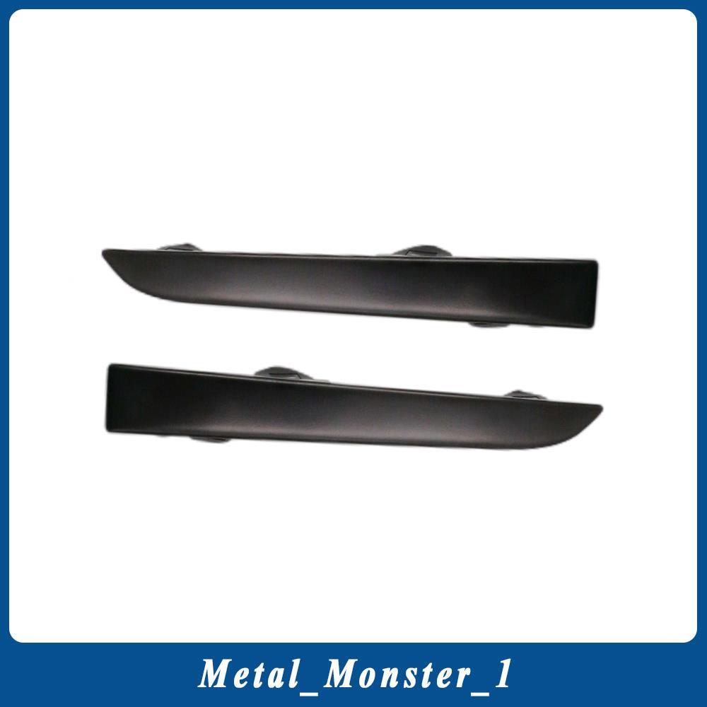 Left Right Bumper Grille Filler Set Black Fits for Toyota Tacoma 2001-2004