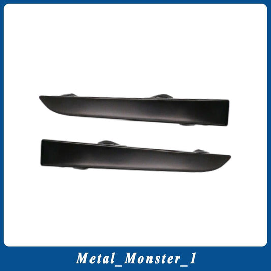 Left Right Bumper Grille Filler Set Black Fits for Toyota Tacoma 2001-2004