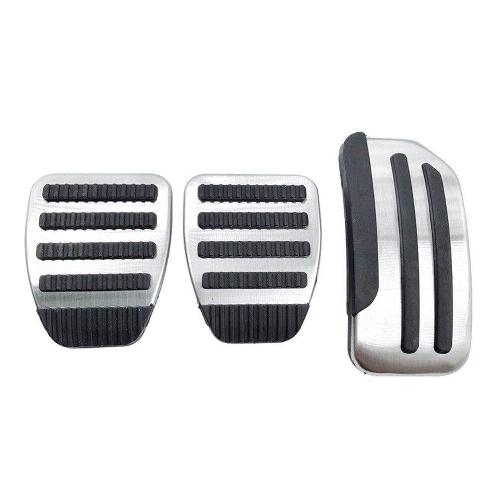 Stainless Steel Car Clutch Brake Gas Pedals Cover for Nissan Tiida Livina JUKE