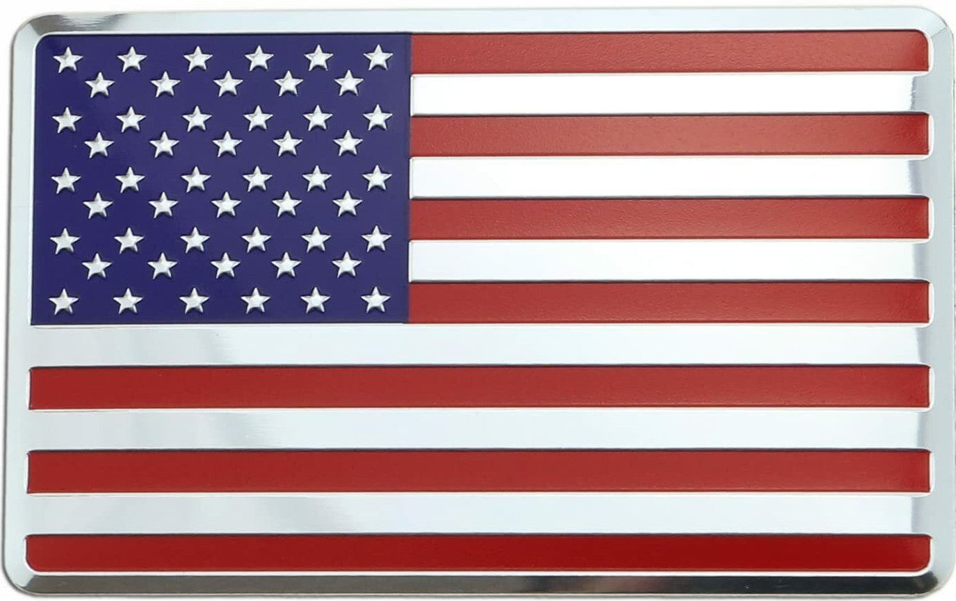 Car side fenders, rear trunk badge sticker, American flag, for Chevrolet