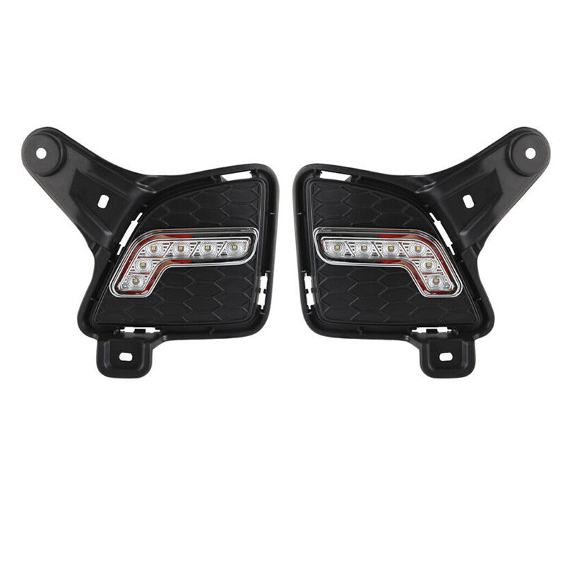 A pair of daytime running lights and fog lights are suitable for Toyota Hiace 2010 - 2013