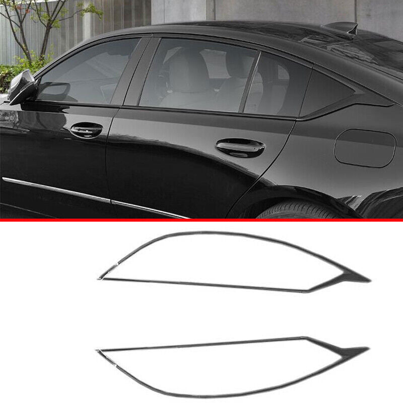 Black Steel Side Window Molding Sill Strip Cover Trim for Cadillac CT5 2020-2024