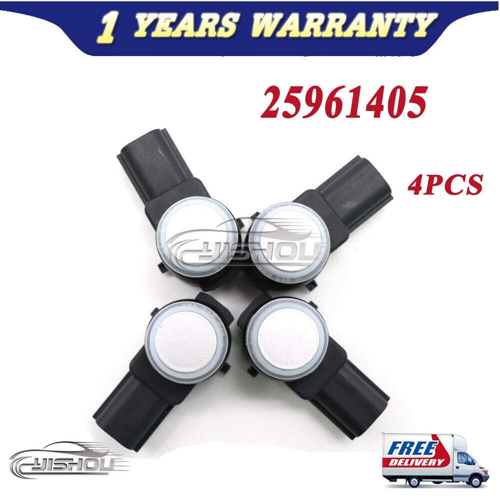 4X Parking Assist Sensors PDC For GM for Chevrolet for Cadillac for GMC for Buick 08-16 25961405