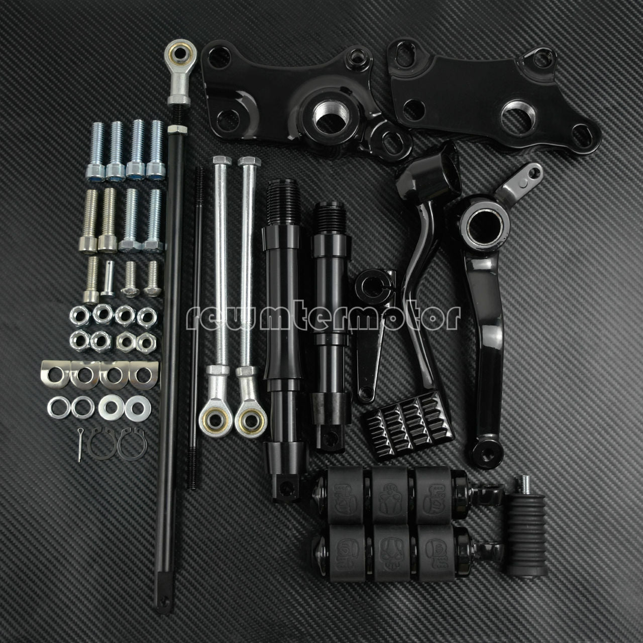 Complete Forward Controls Pegs Levers Linkage Fit for Harley Sportster 1991-2003