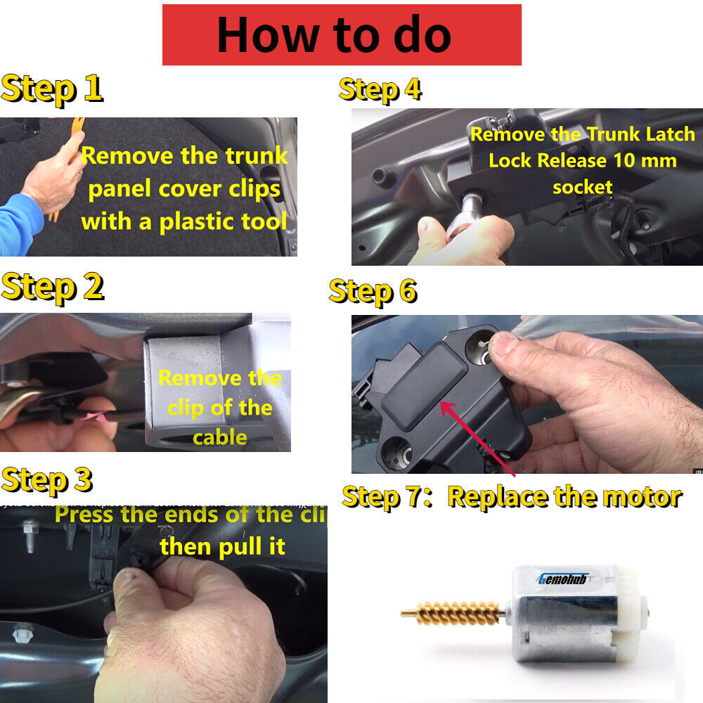 CAR TRUNK LOCK LOCKING MOTOR for 2008-2015 for Nissan Rogue 2009-2013 for Kia Sorento