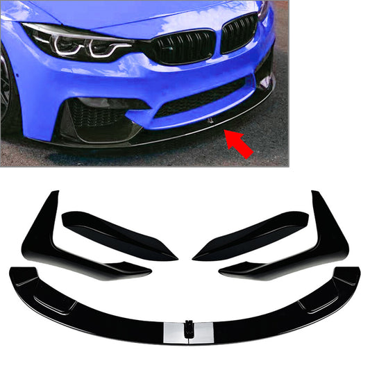 Front Bumper Lip Side Spoiler Splitter for BMW F80 F81 M3 F82 F83 M4 2014-2020