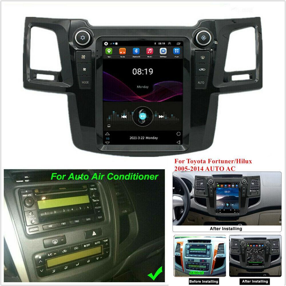 For 05-14 for Toyota Fortuner Hilux Auto AC 9.7 Car Stereo Radio GPS WiFi 2+32G RDS