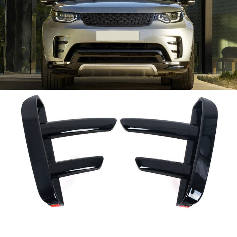 Pair Front Bumper Grille Air Vent Trim For 2017-2019 for Land Rover Discovery 5 L462