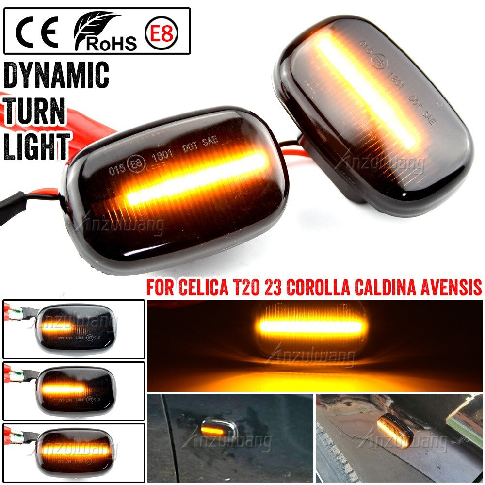 Dynamic Side Marker Turn Light for Toyota Celica T20 Starlet for Lexus Liteace Hilux