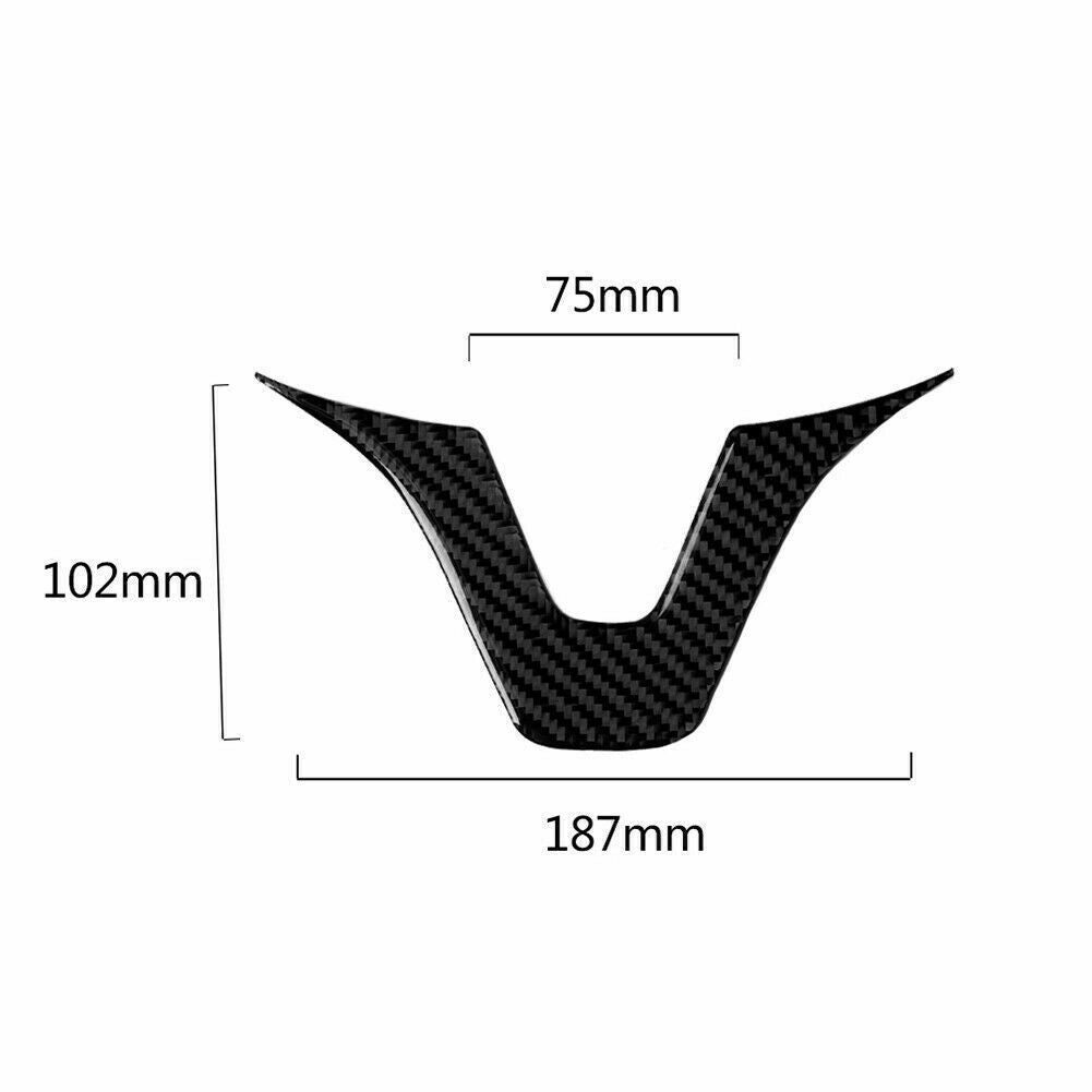 Carbon fiber steering wheel trim suitable for Mercedes-Benz C-Class W204 2007-13