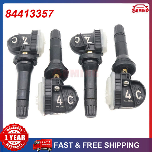 84413357 4 new 2018-22 for GMC for Cadillac for Chevrolet for Buick TPMS Tire Pressure Sensors