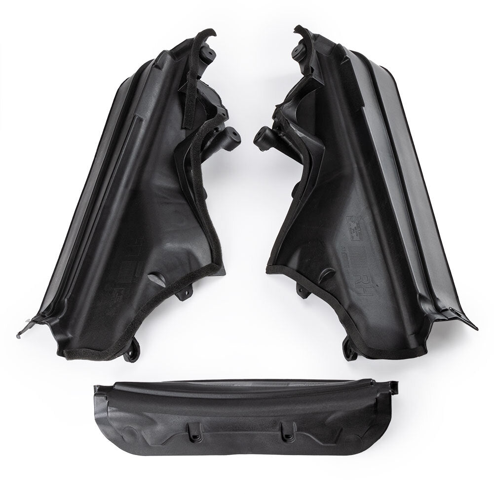 3x 51717169420 Engine Upper Compartment Partition Panel Set for BMW X5 X6 E70