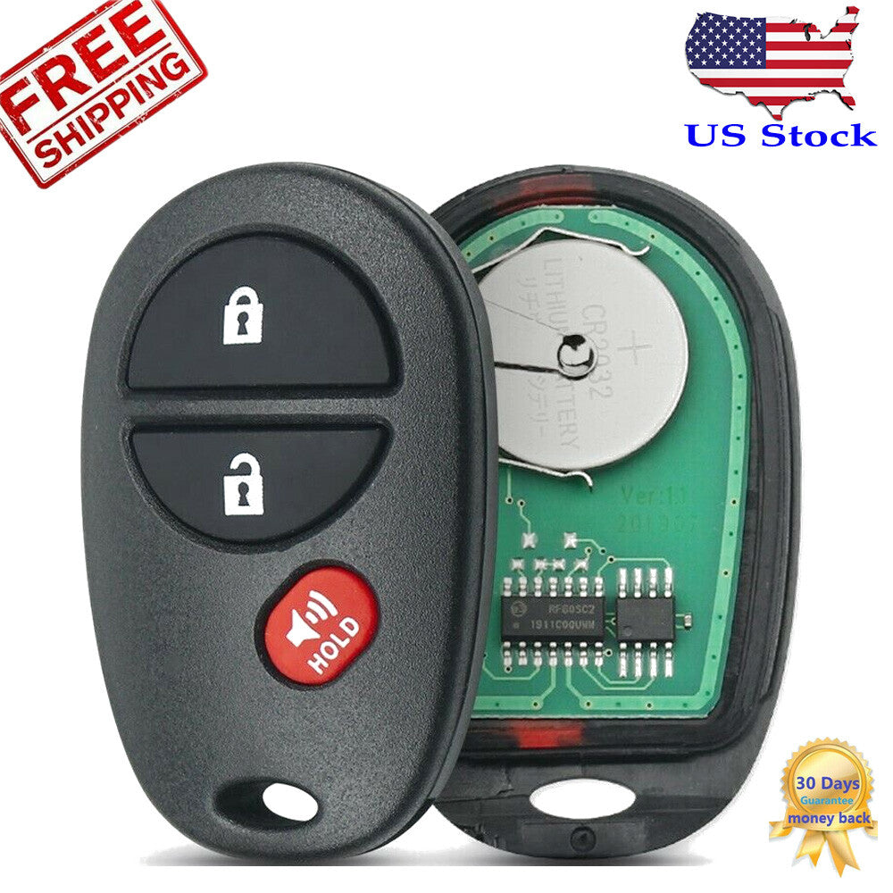 2. Applicable to 2007, 2008, 2009, 2010, and 2012 for Toyota Tacoma Tsutsumi keyless remote keychains.