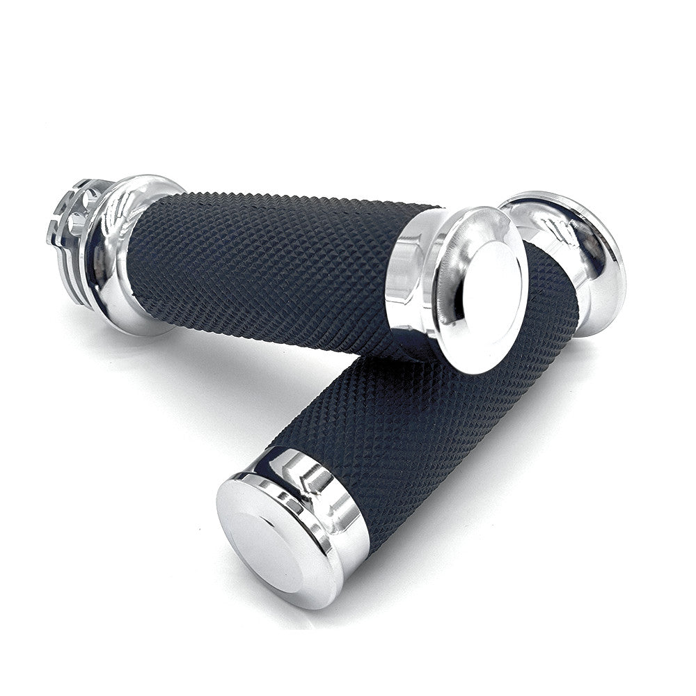 Motorcycle 1 Handle Bar Hand Grips for Harley Sportster Dyna Softail Universal