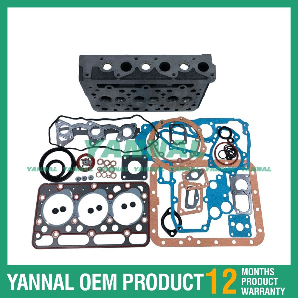 new Kubota D1503 cylinder head with gasket