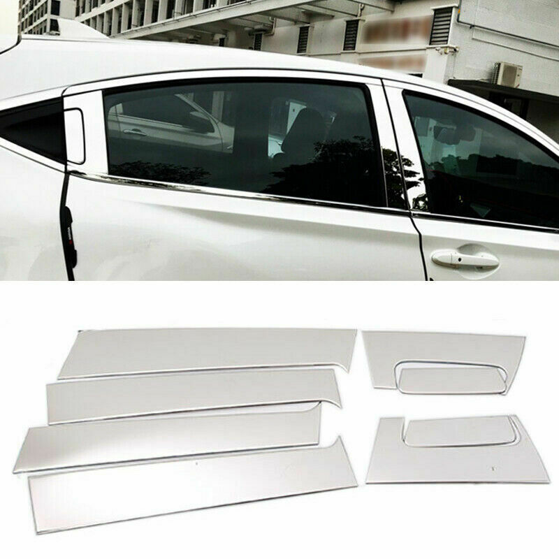 Pillar Posts Window Molding Cover Trim Chrome for Honda Vezel HR-V HRV 2016-2022